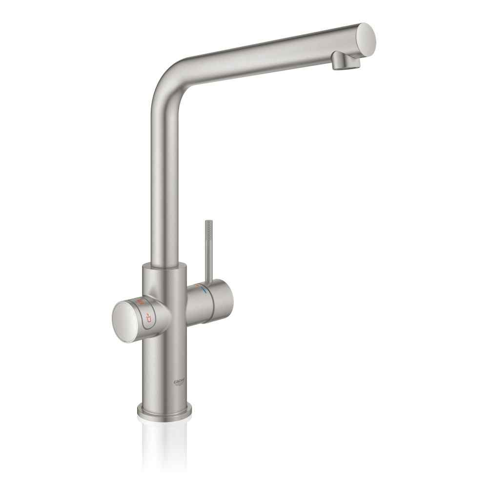 GROHE Red II Duo L-tud supersteel GROHE Red haner