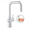 GROHE Blue Duo m. U-tud udtræk krom GROHE Blue vandhaner