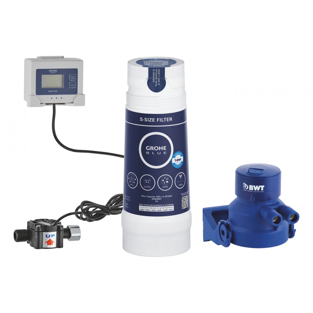 GROHE S Filter med filterhoved og tæller GROHE Pure filtersæt