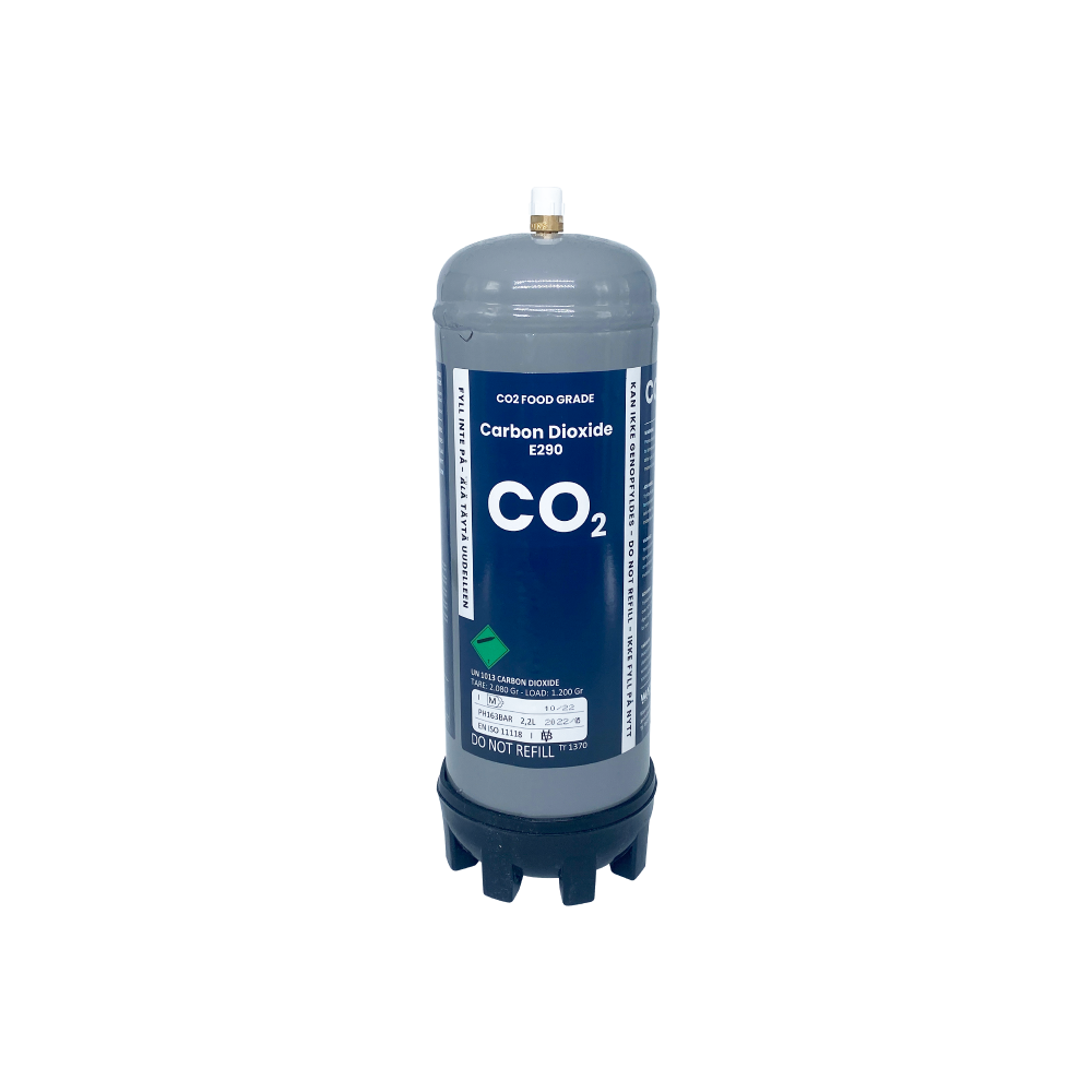 CO2 engangsflaske - 1200 gram 1200 gram
