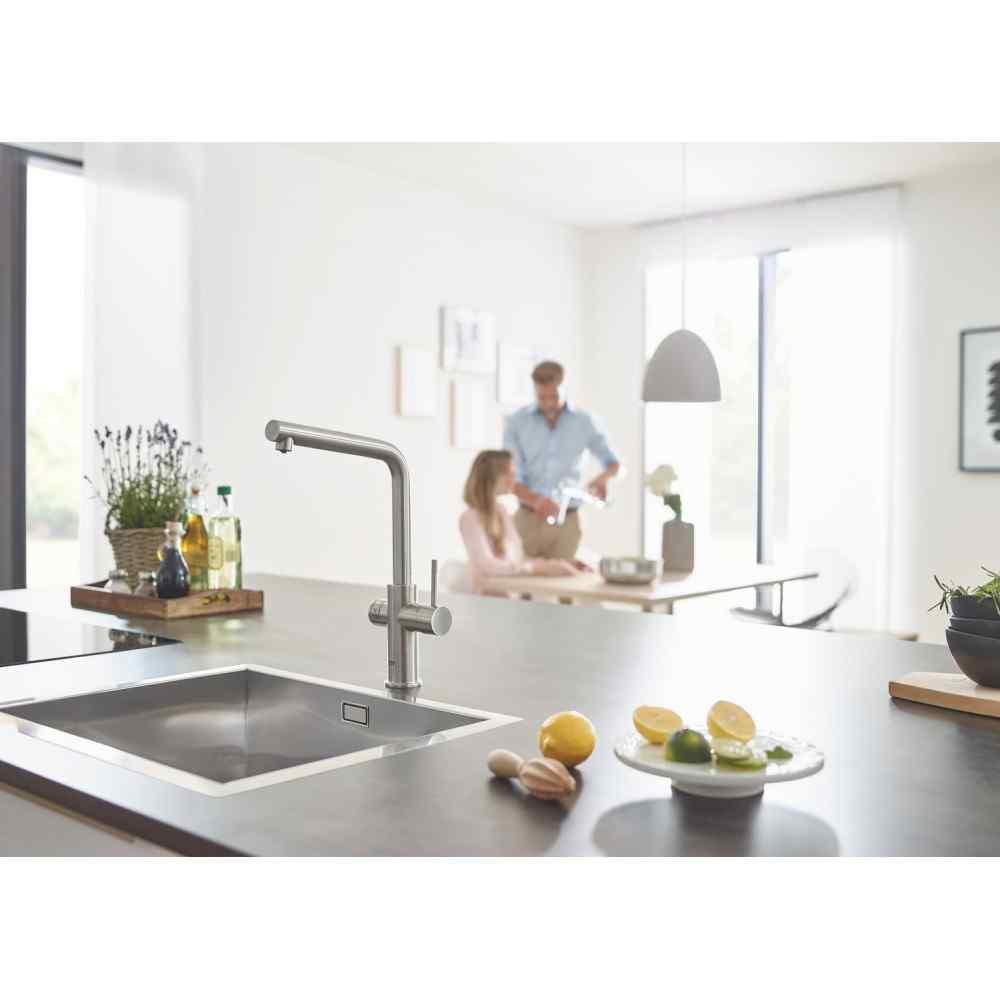 GROHE Blue Home - L-tud - Supersteel Grohe Blue Home