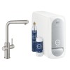 GROHE Blue Home - L-tud - Med udtræk - Supersteel GROHE Blue Home