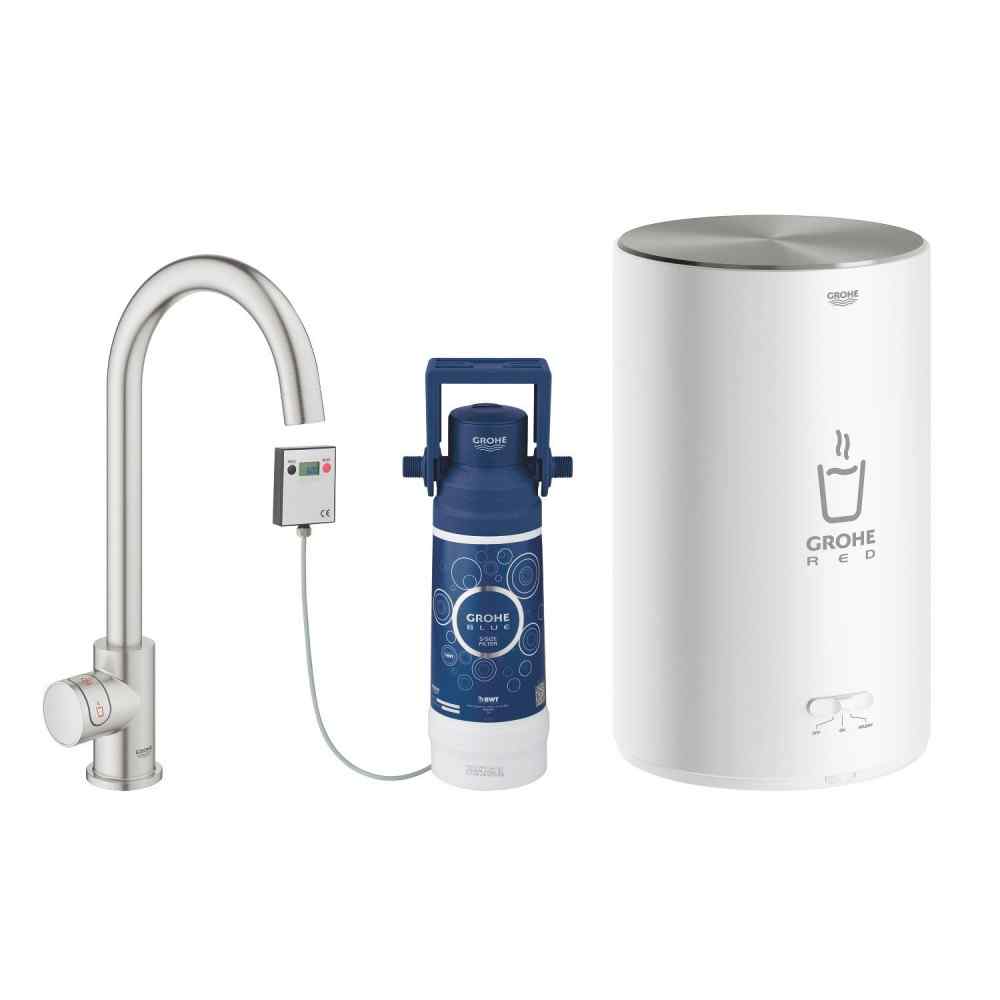 GROHE Red Mono - C-tud - Str. M - Supersteel GROHE Red Anlæg
