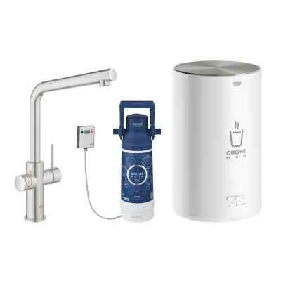 GROHE Red Duo - L-tud - Str. M - Supersteel GROHE Red Anlæg