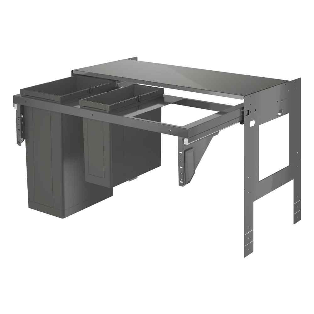 Affaldsspand 90cm, 29+11L Affaldssorteringssystem