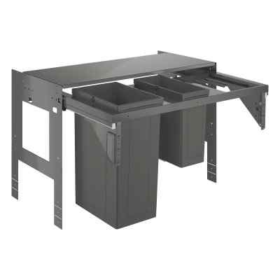 Affaldsspand 90cm, 29+11L Affaldssorteringssystem