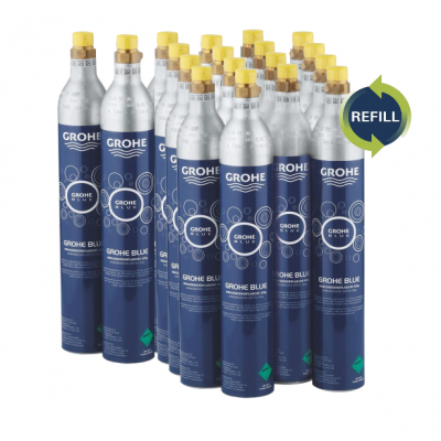 GROHE Blue 425 g CO2 ombytning - kæmpe kasse CO2 refill - Ombytning og genopfyldning